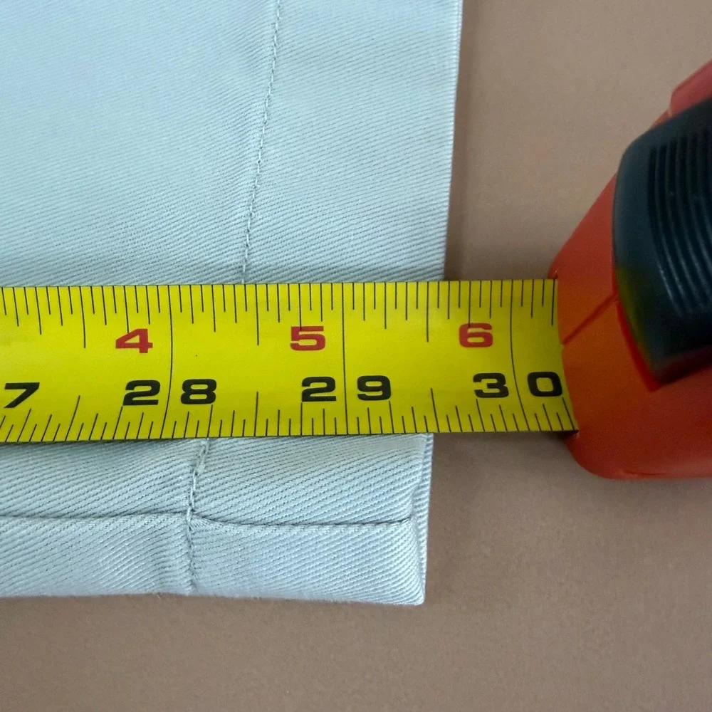 LL Bean Mens Classic Fit Chino Pants 38x30 (29.5) Stone Light Khaki Cotton Gorp - Picture 8 of 10